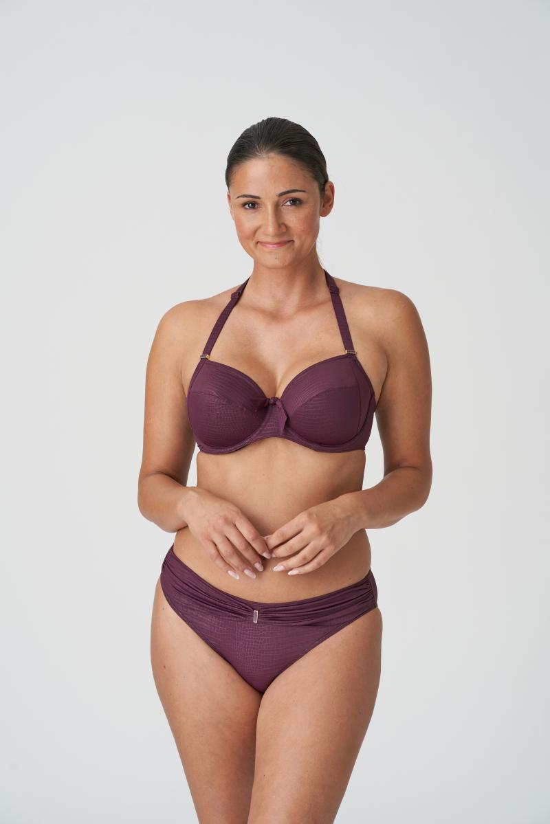 PrimaDonna Swim DALYAN full cup bikini top in wine