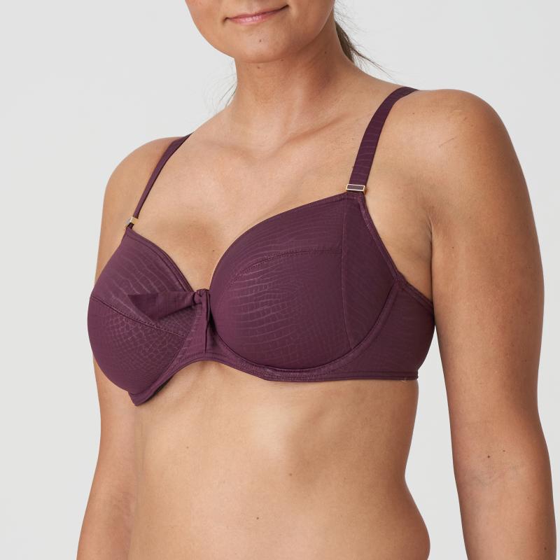 PrimaDonna Swim DALYAN full cup bikini top in wine