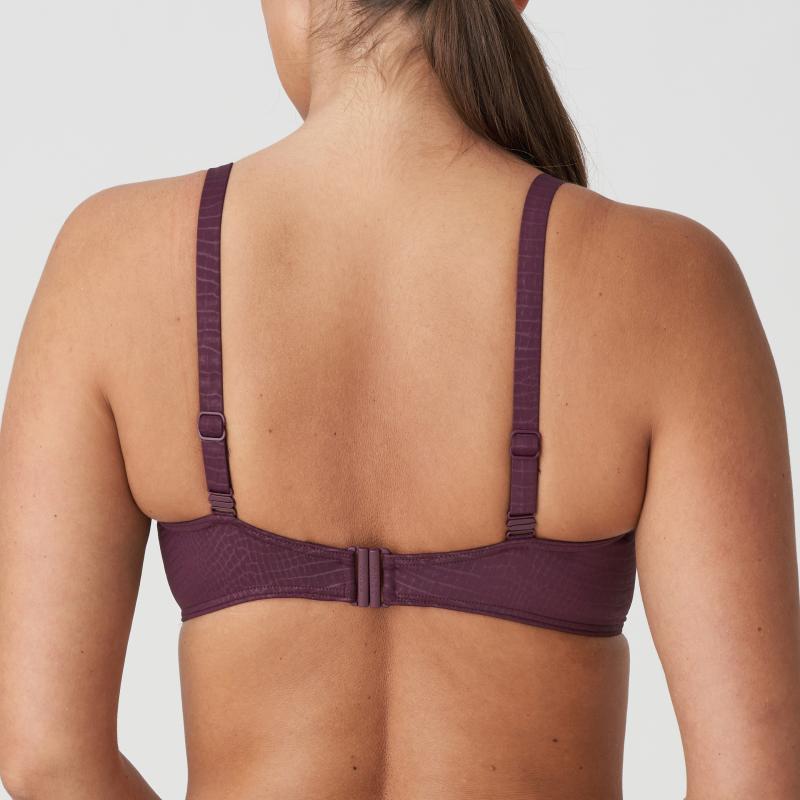 PrimaDonna Swim DALYAN full cup bikini top in wine