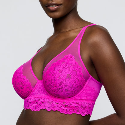 Primadonna Twist DEAR NIGHT plunge bra in Influencer Pink