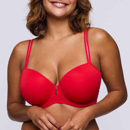 Primadonna Twist EAST END true red padded balcony bra