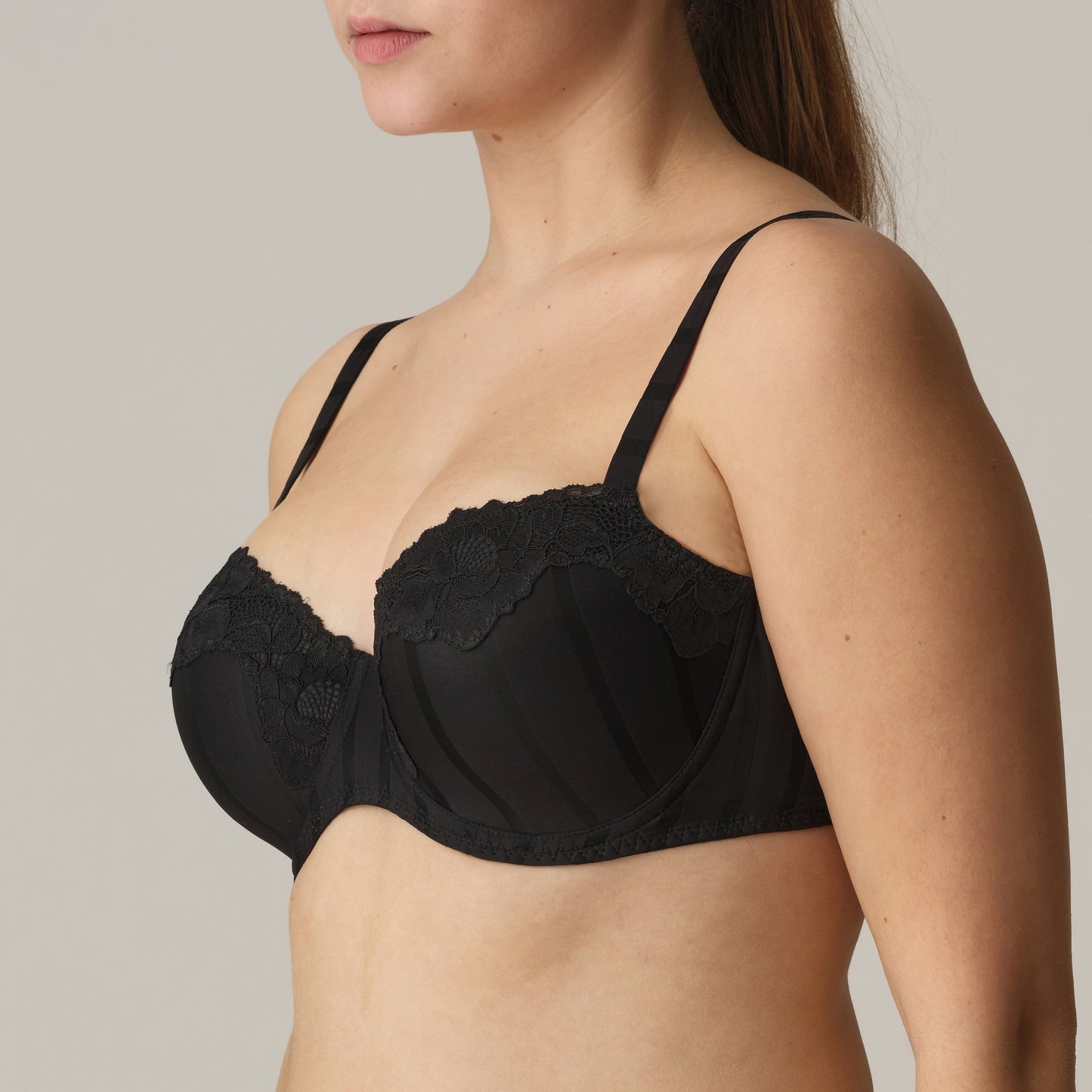 PrimaDonna Twist MALDIVES padded balcony bra in black