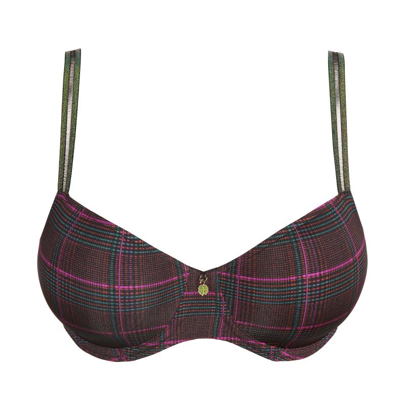 PrimaDonna Twist PRINCES BAY padded balcony bra in Italian Check