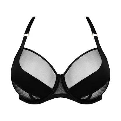 Primadonna Twist SHEARY balcony bra tulip seam in black