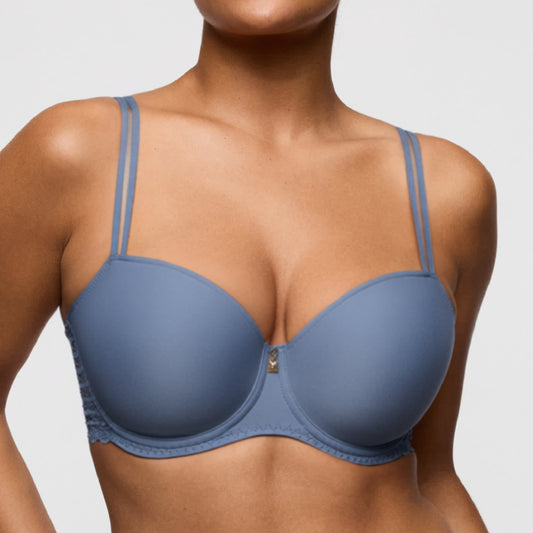 Primadonna Twist TWIST SIDE padded balcony bra in indigofera