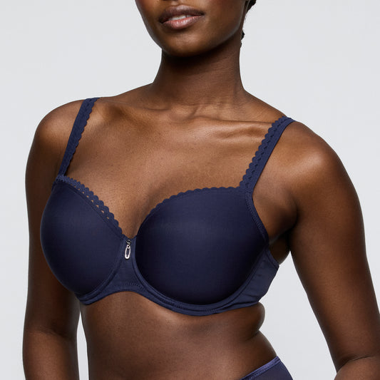 Primadonna Twist WOWGIRL padded balcony bra in evening blue