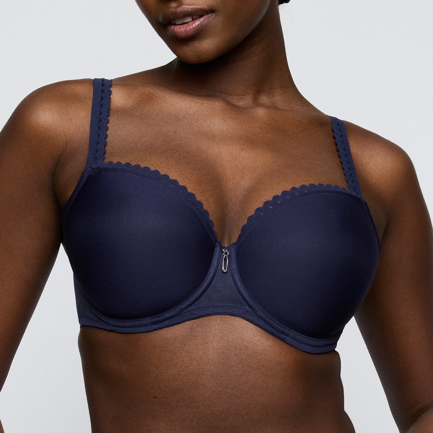 Primadonna Twist WOWGIRL padded balcony bra in evening blue