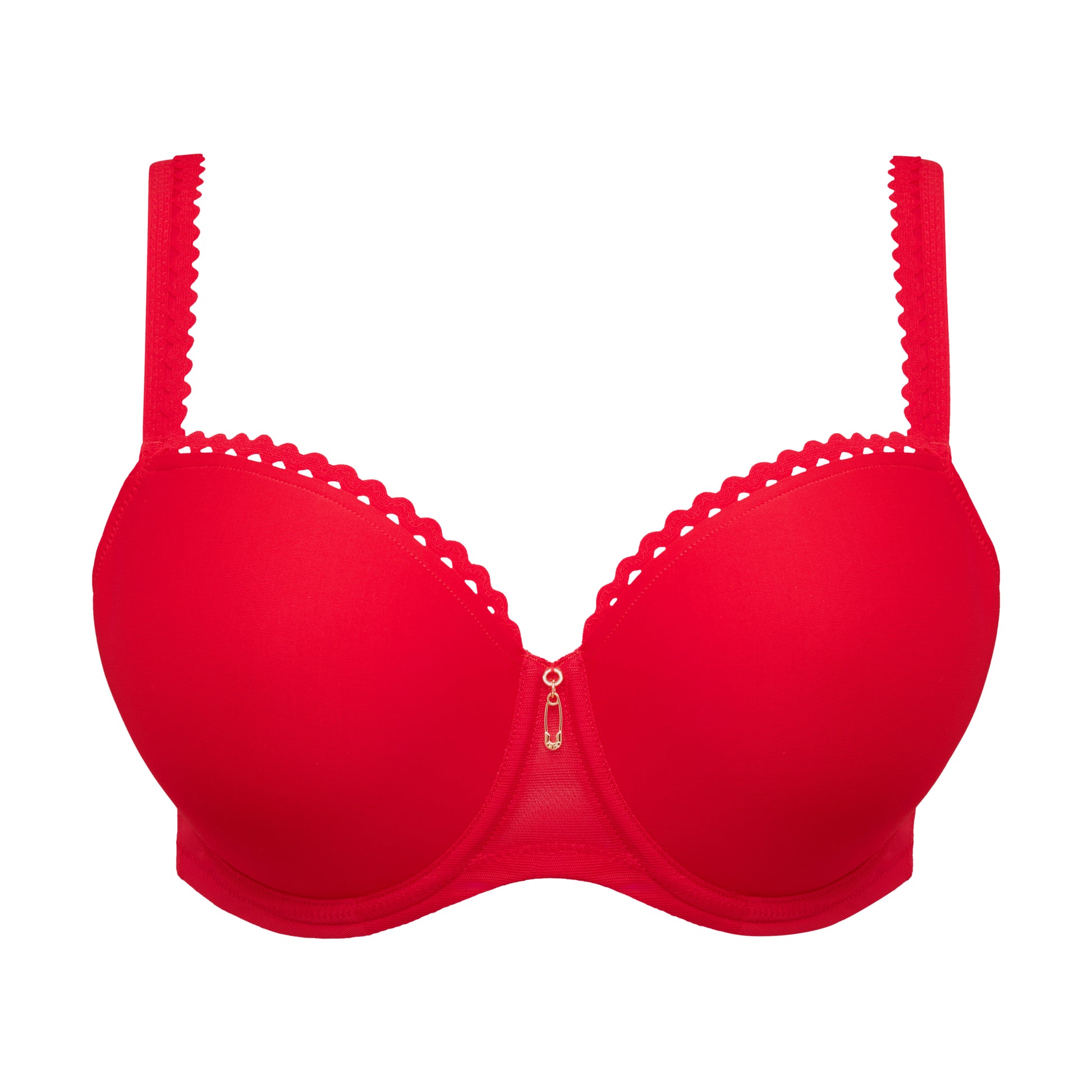 Primadonna Twist WOWGIRL padded balcony bra in true red