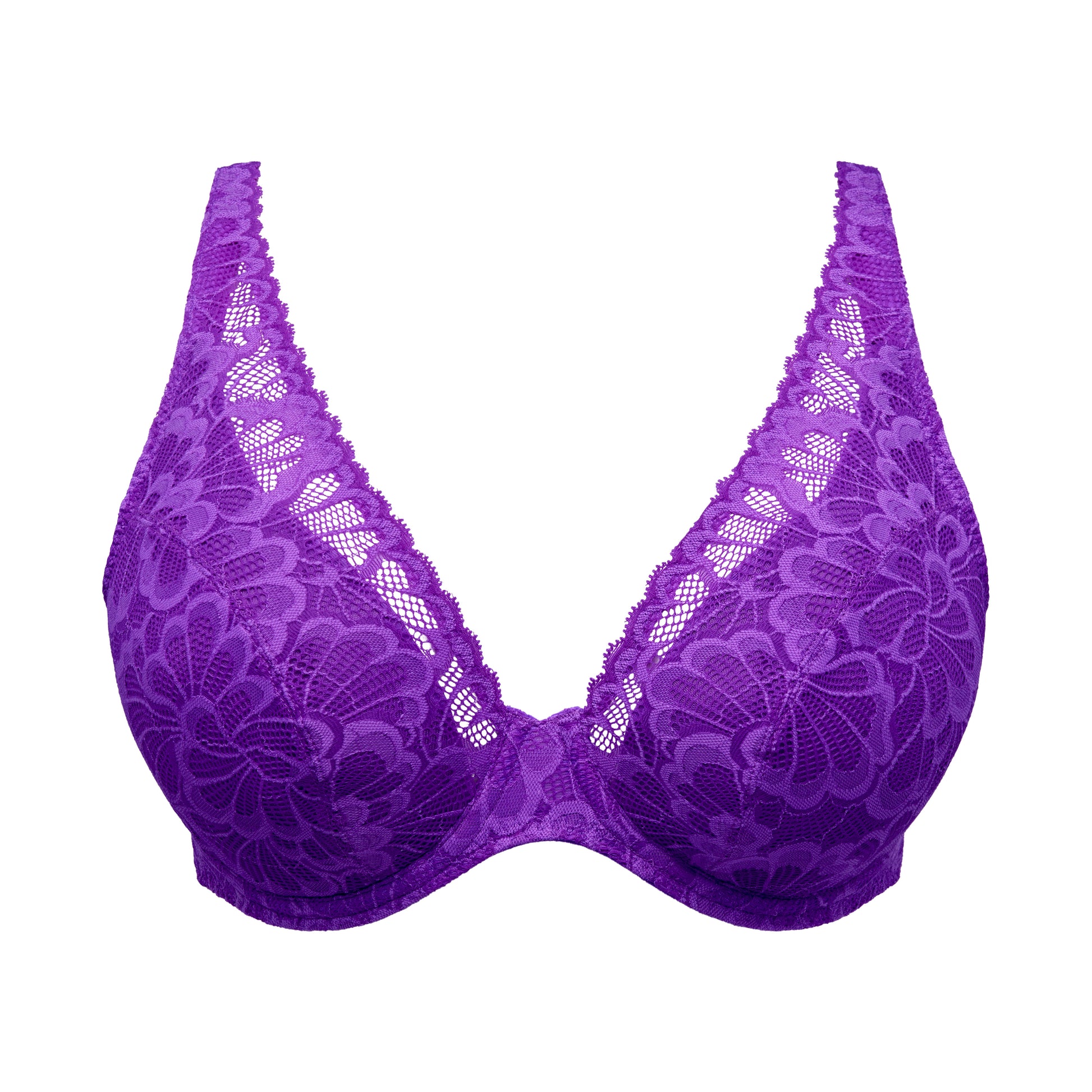 Primadonna Twist MOCUTO half padded plunge bra in Italian Acai