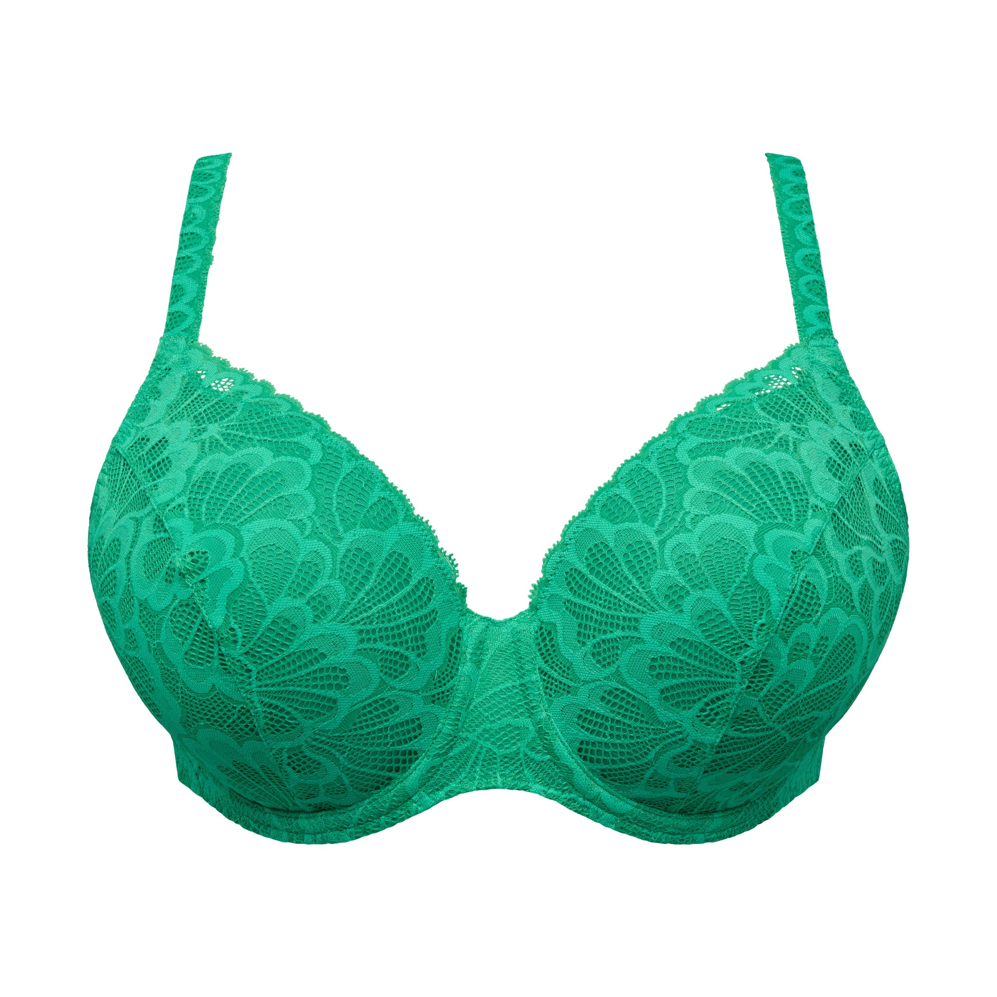 Primadonna Twist MOCUTO padded heartshape bra in Vivid Green