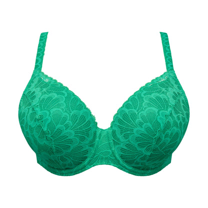 Primadonna Twist MOCUTO padded heartshape bra in Vivid Green