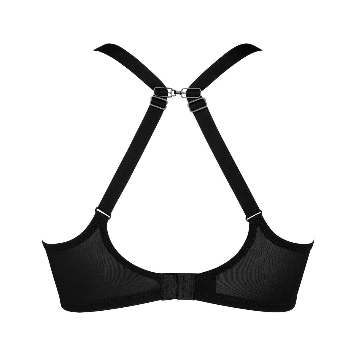 Primadonna Twist SHEARY padded heartshape bra in black