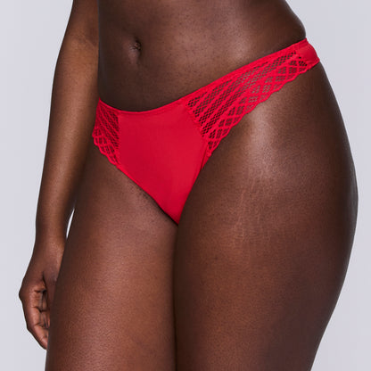 Primadonna Twist EAST END true red thong