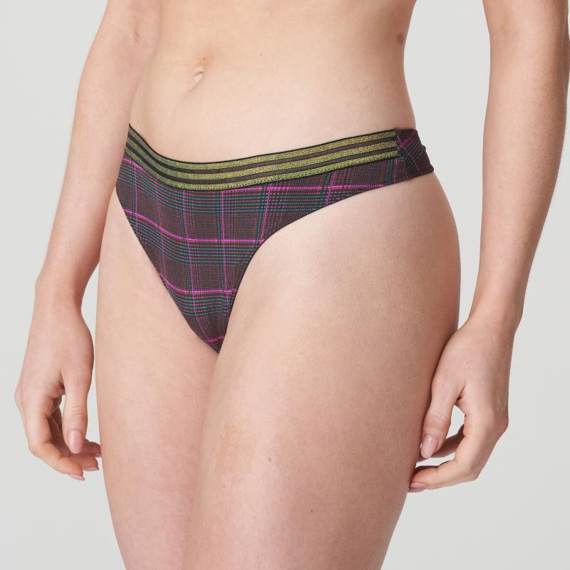 PrimaDonna Twist PRINCES BAY thong in Italian Check