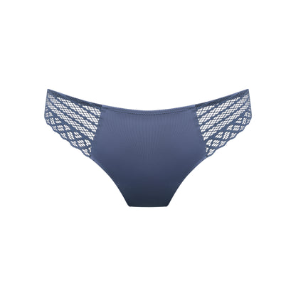 Primadonna Twist TWIST SIDE thong in indigofera