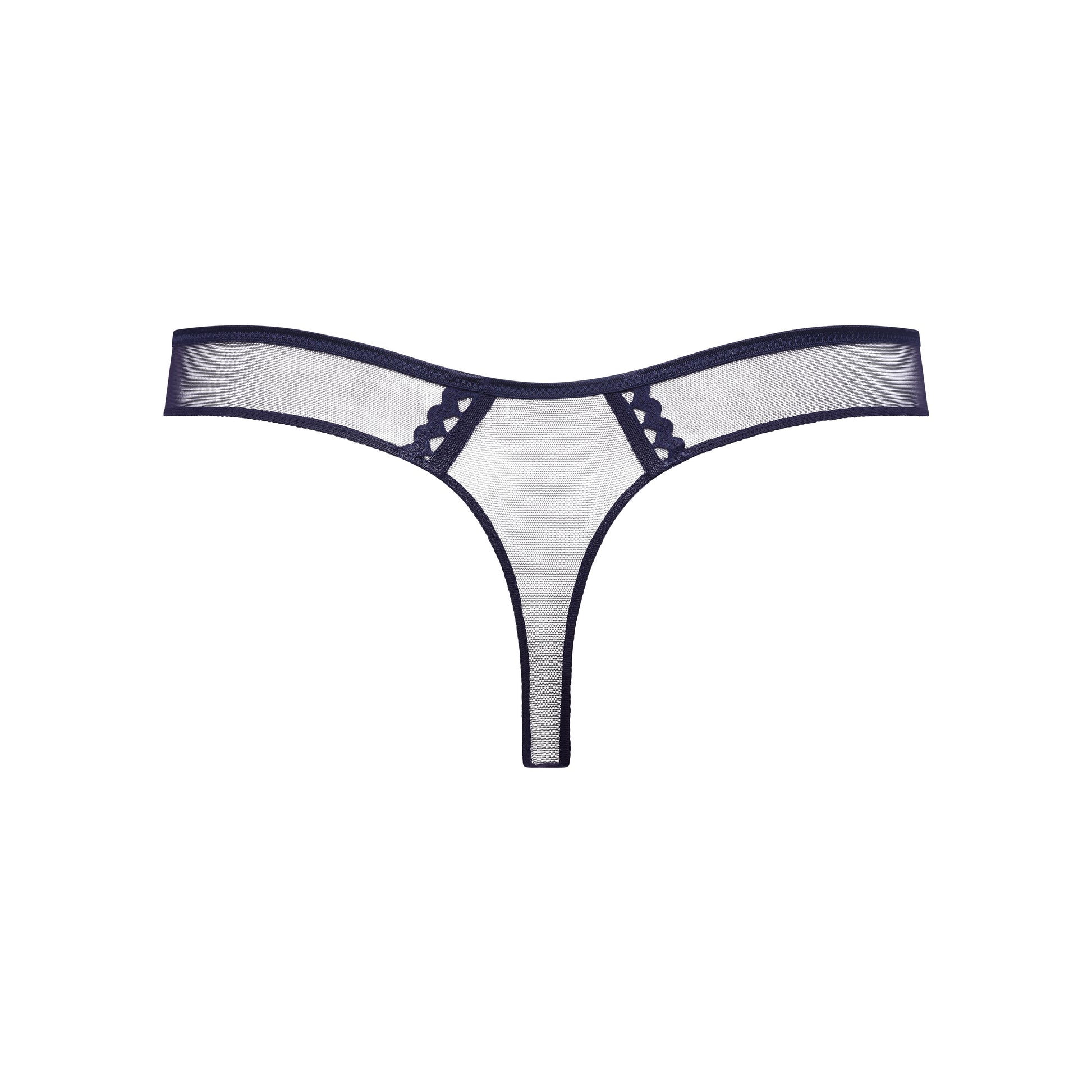 Primadonna Twist WOWGIRL thong in evening blue
