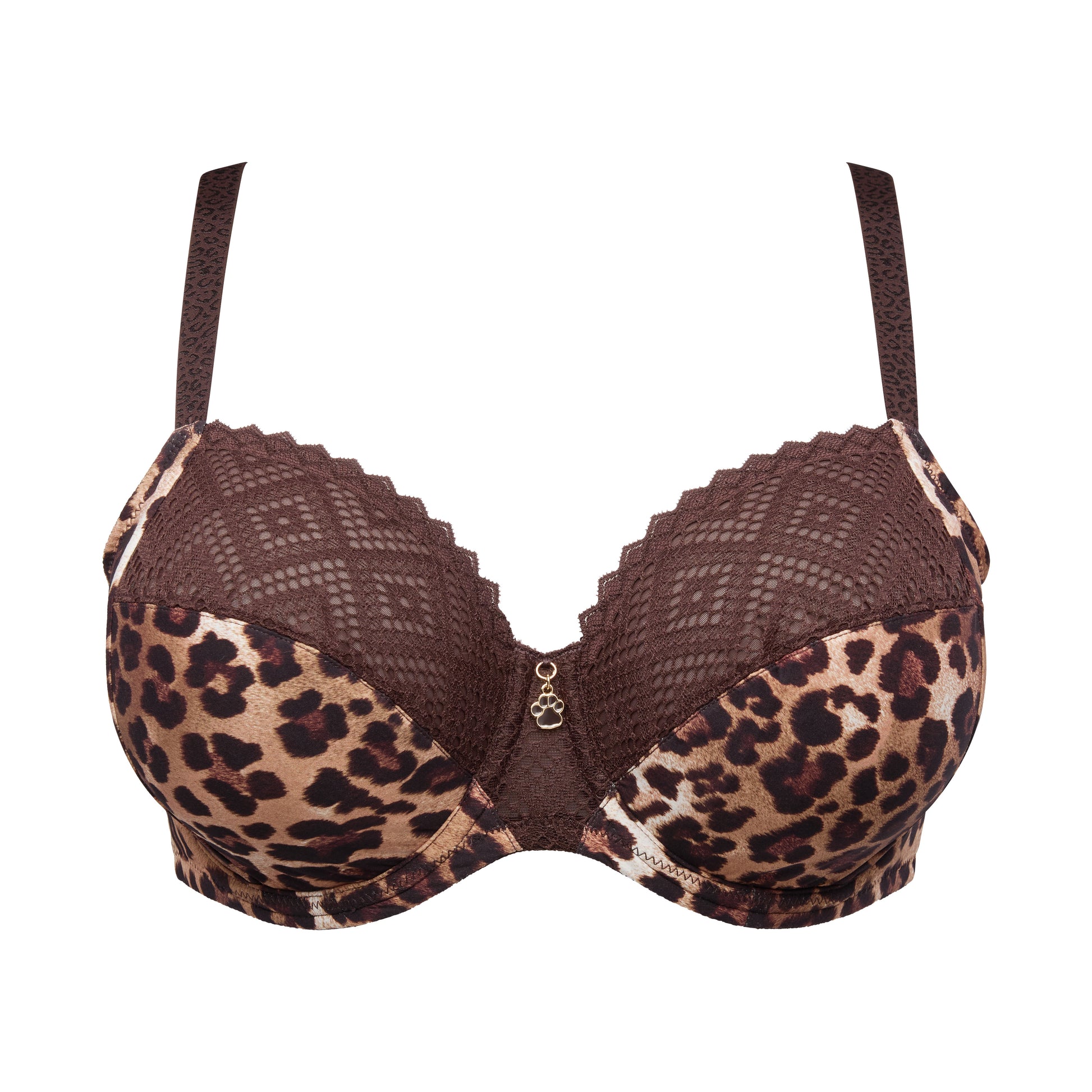 Primadonna Twist GIGANNI full cup bra in Leopard bloom
