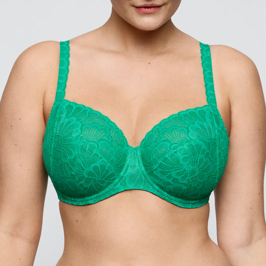 Primadonna Twist MOCUTO full cup bra in Vivid Green