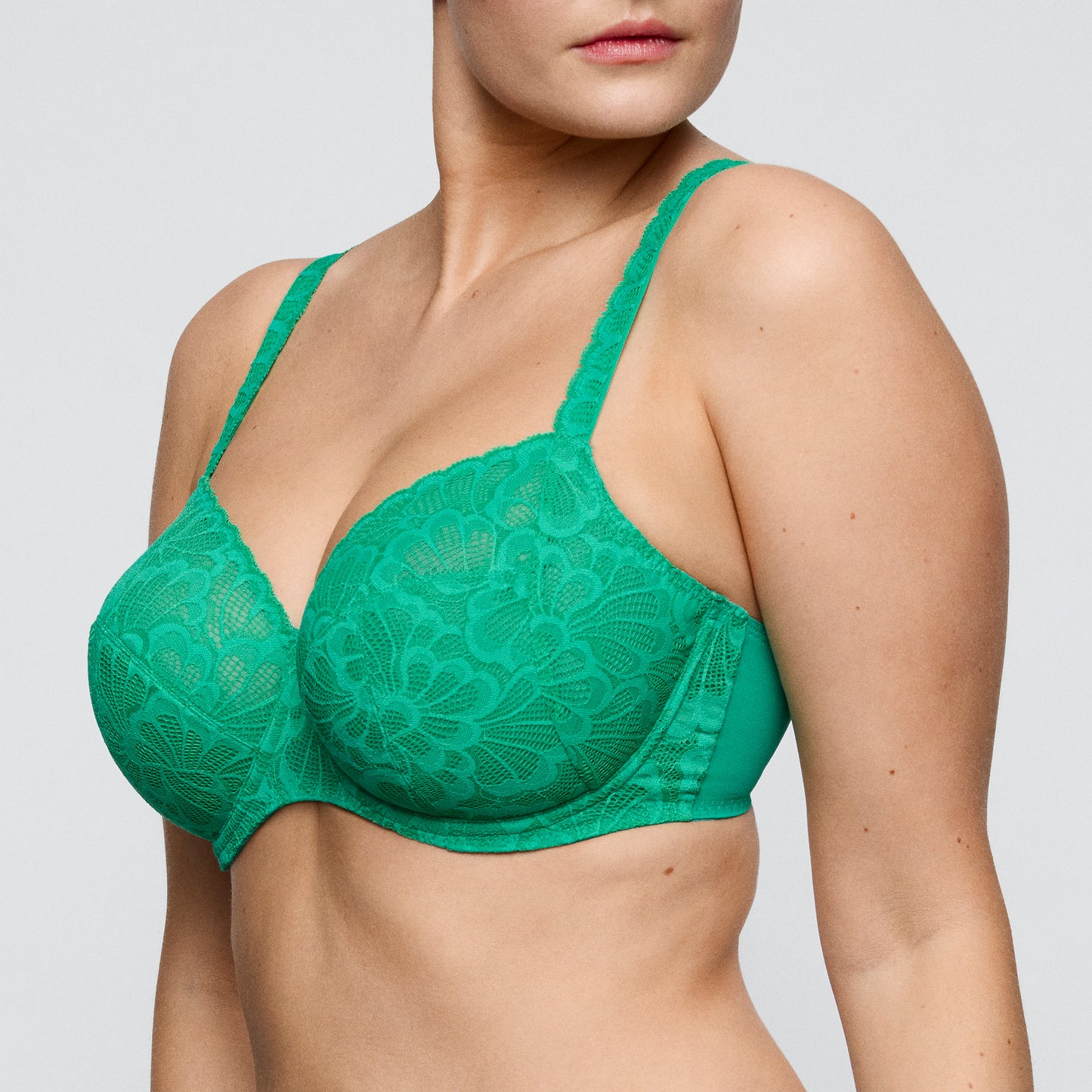 Primadonna Twist MOCUTO full cup bra in Vivid Green