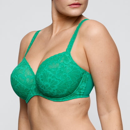 Primadonna Twist MOCUTO full cup bra in Vivid Green