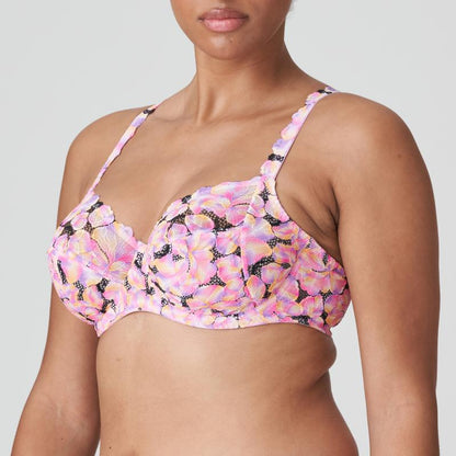 PrimaDonna Twist VIA ALEGRE full cup bra in Peony Pink