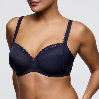 Primadonna Twist WOWGIRL full cup bra in evening blue