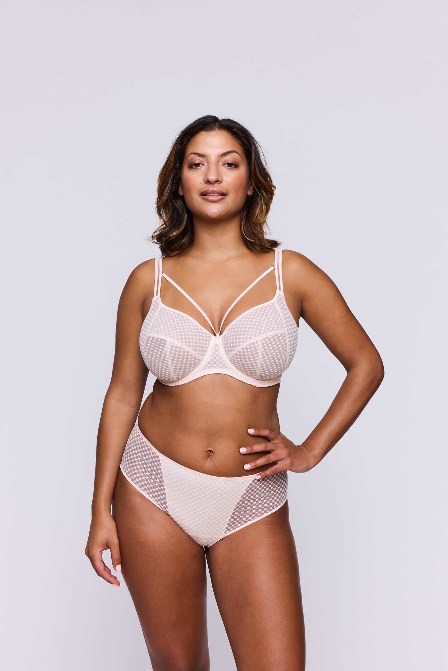 Primadonna Twist GLASS BEACH crystal pink full briefs