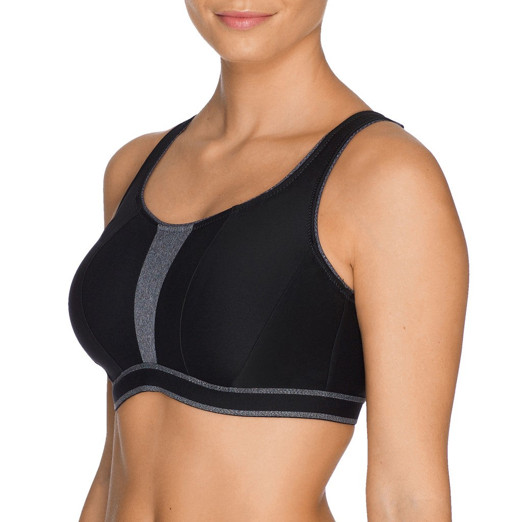 Primadonna Sports Bra - the sweater sports bra wired in black 36G