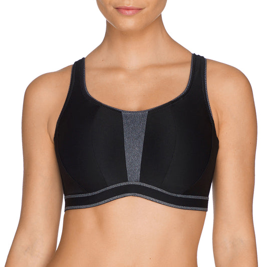 Primadonna Sports Bra - the sweater sports bra wired in black 36G