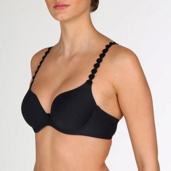 Marie Jo Tom L’Aventure Padded Bra Heart Shape in Charcoal