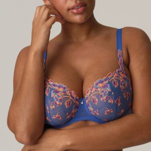 PrimaDonna LENCA balcony bra vertical seam in Blue Eyes