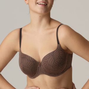 PrimaDonna Twist AJUSCO padded heartshape bra in Caribe Taupe